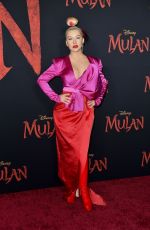 CHRISTINA AGUILERA at Mulan Premiere in Hollywood 03/09/2020