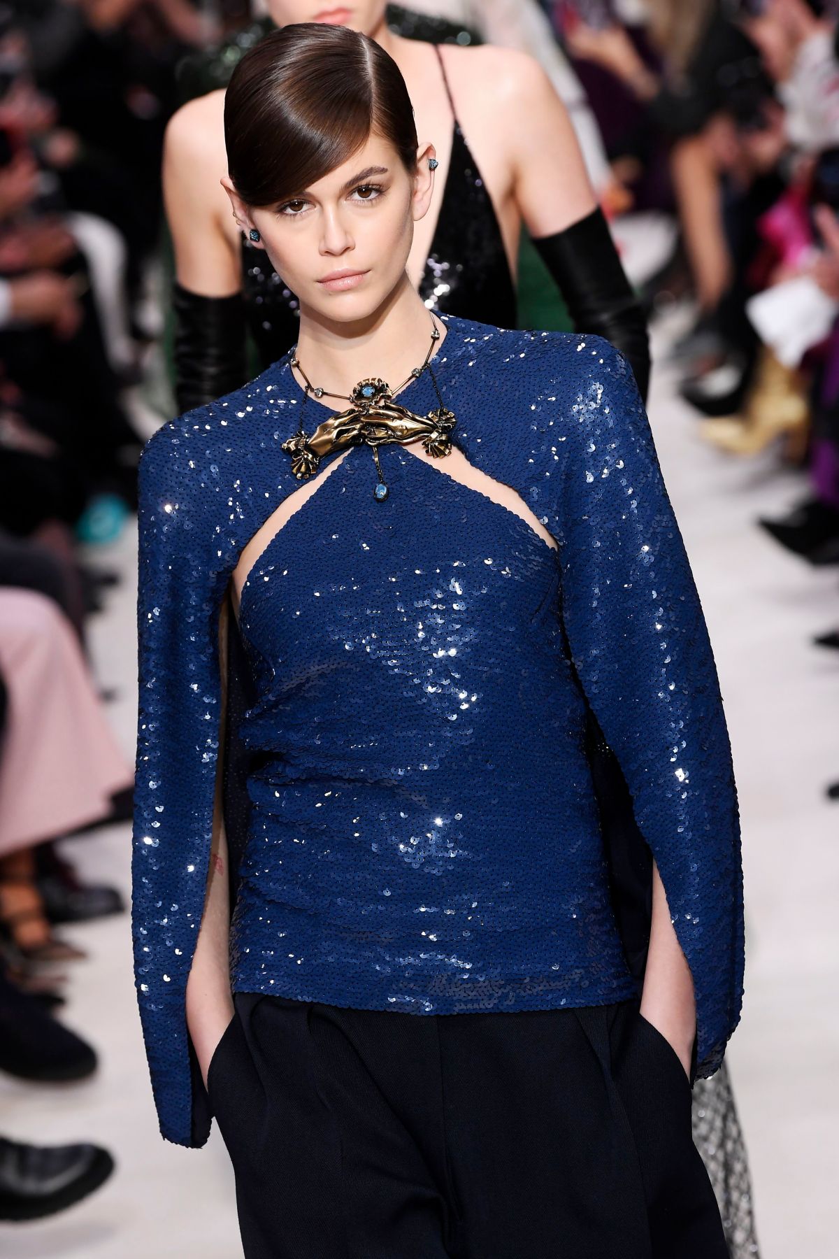 KAIA GERBER at Valentino Runway Show at Paris Fashion Week 03/01/2020 ...