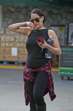 Pregnant NIKKI BELLA Shopping at Whole Foods in Sherman Oaks 03/11/2020
