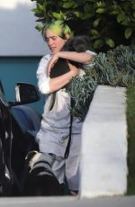 BILLIE EILISH Outside Her Home in Los Angeles 04/20/2020