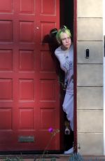 BILLIE EILISH Outside Her Home in Los Angeles 04/20/2020