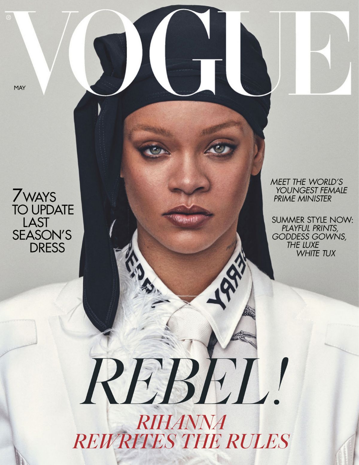 RIHANNA in Vogue Magazine, UK May 2020 HawtCelebs