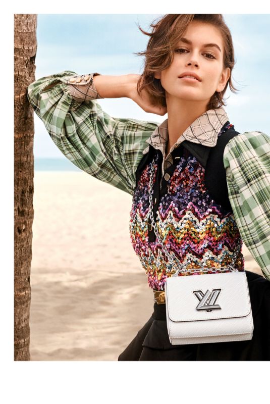 KAIA GERBER for Louis Vuitton Twist Bags for Spring 2020 Campaign ...