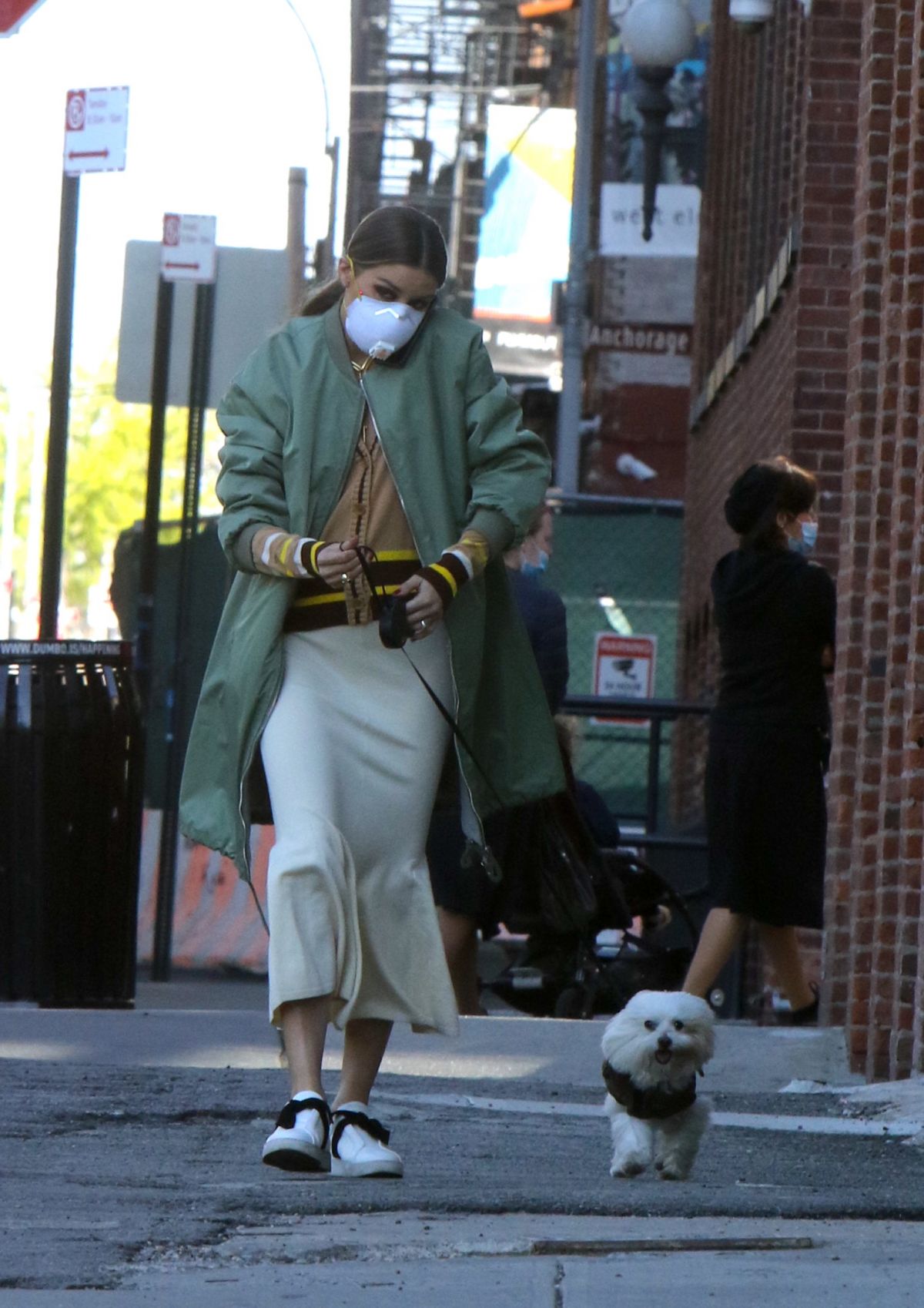 OLIVIA PALERMO Out with Her Dog in Brooklyn 05/05/2020 – HawtCelebs