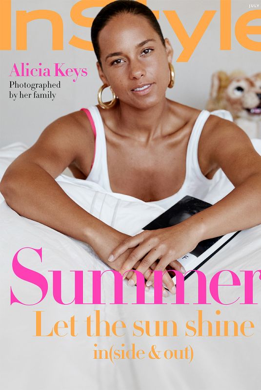 ALICIA KEYS in Instyle Magazine, July 2020