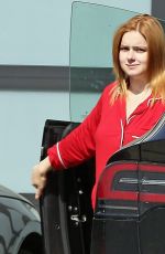 ARIEL WINTER in Red Pyjama Out in Los Angeles 06/07/2020