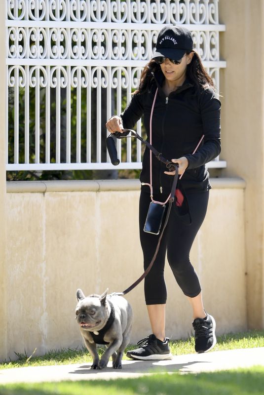 EVA LONGORIA Out qith Her Dog in Beverly Hills 06/08/2020