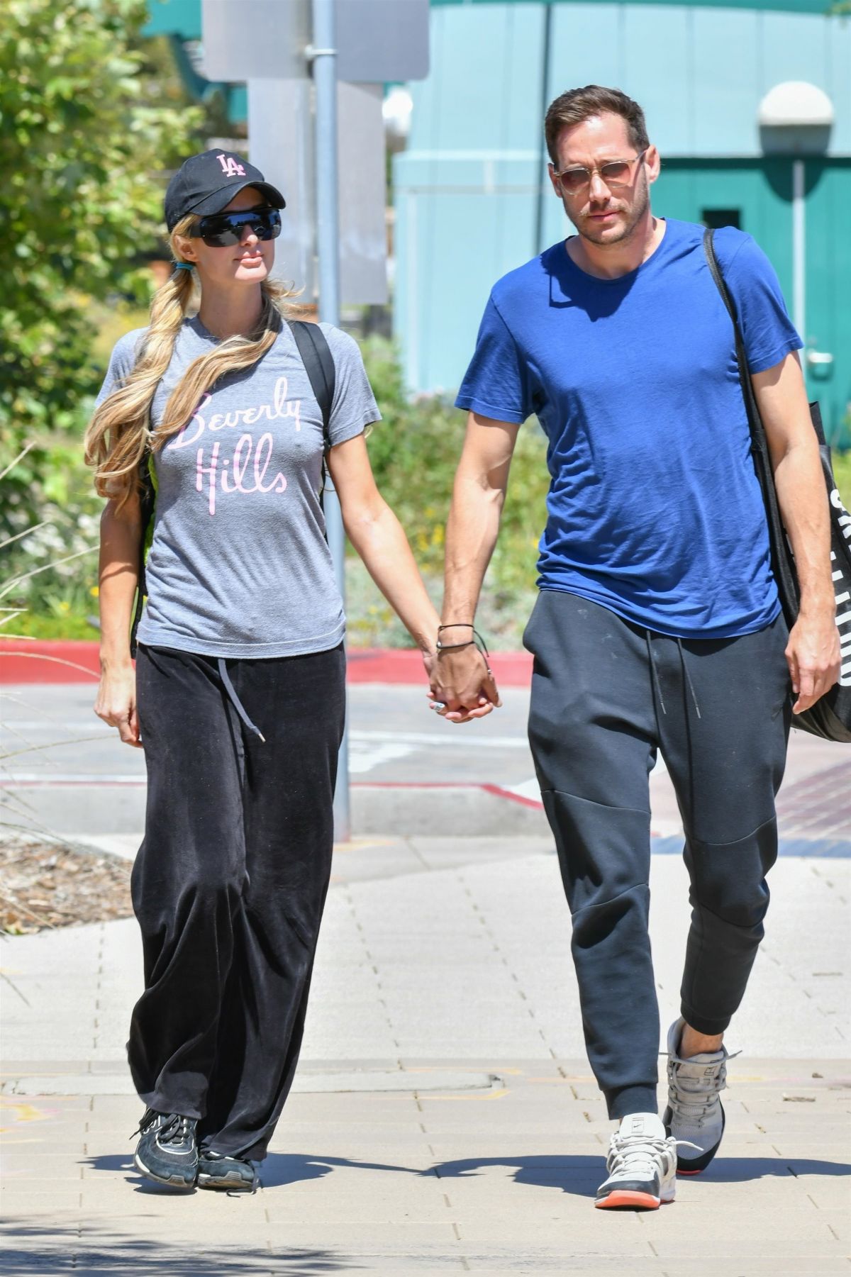 PARIS HILTON and Carter Reum Out for Lunch in Malibu 06/07 ...
