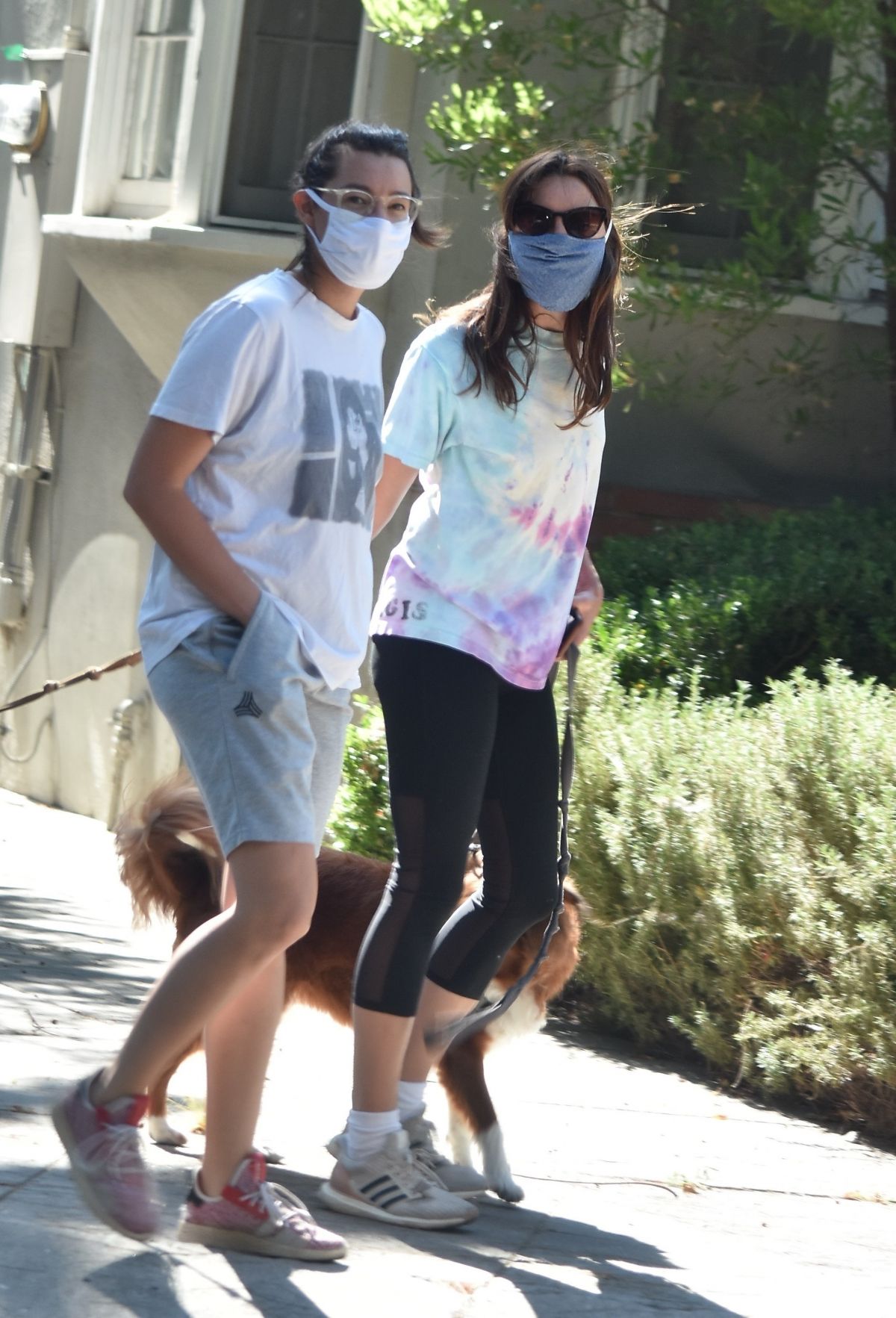 AUBREY PLAZA Out with Her Dogs in Los Feliz 07/22/2020 – HawtCelebs