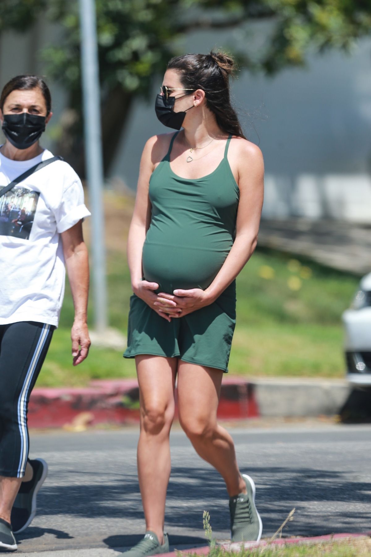 Pregnant LEA MICHELE Out in Santa Monica 07/14/2020 – HawtCelebs