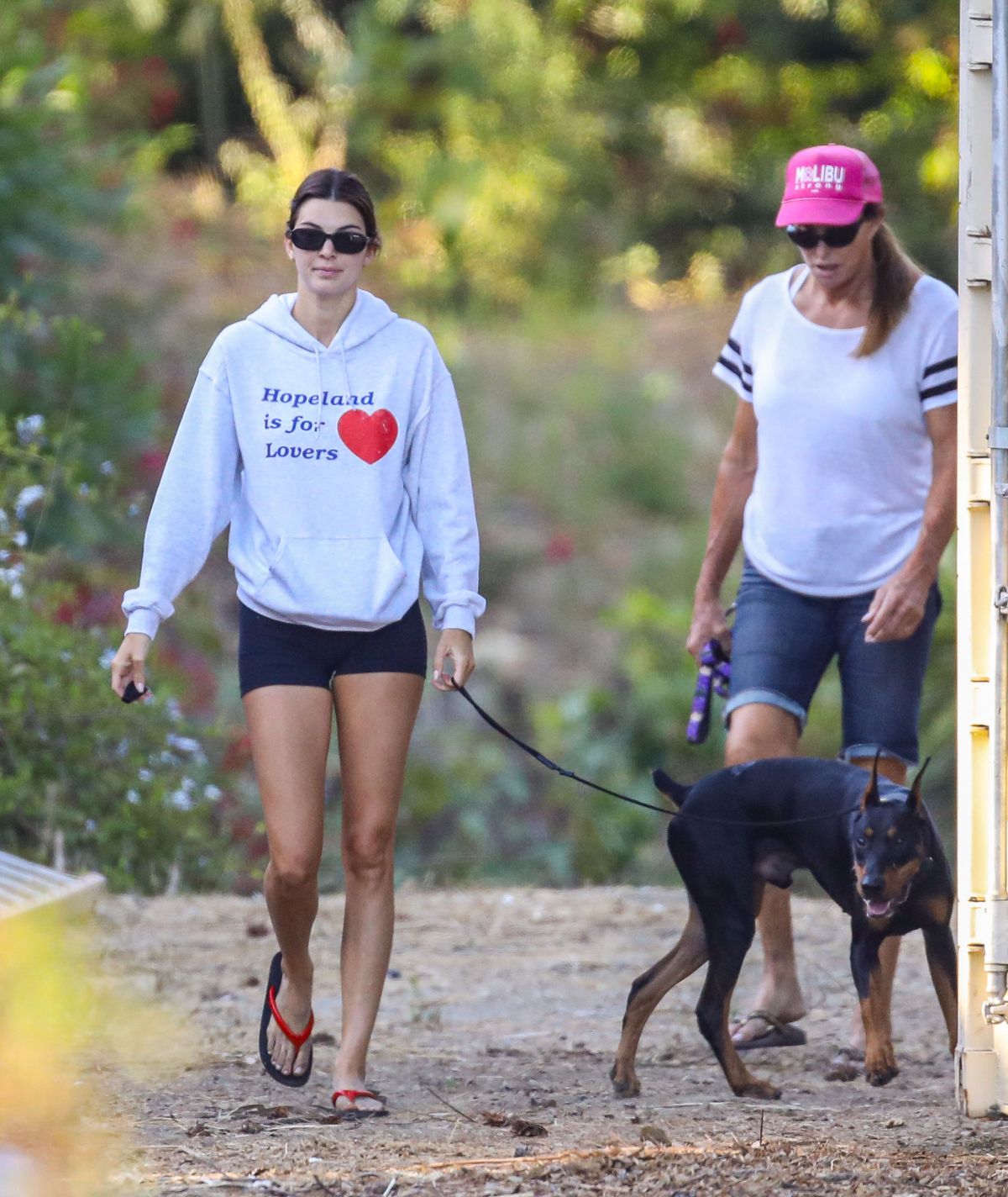 KENDALL JENNER Out Hiking with Her Dad Caitlyn Jenner in Malibu 08/01 ...