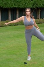 Lauren Goodger Workout At A Park In Essex Hawtcelebs