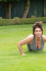 Lauren Goodger Workout At A Park In Essex Hawtcelebs