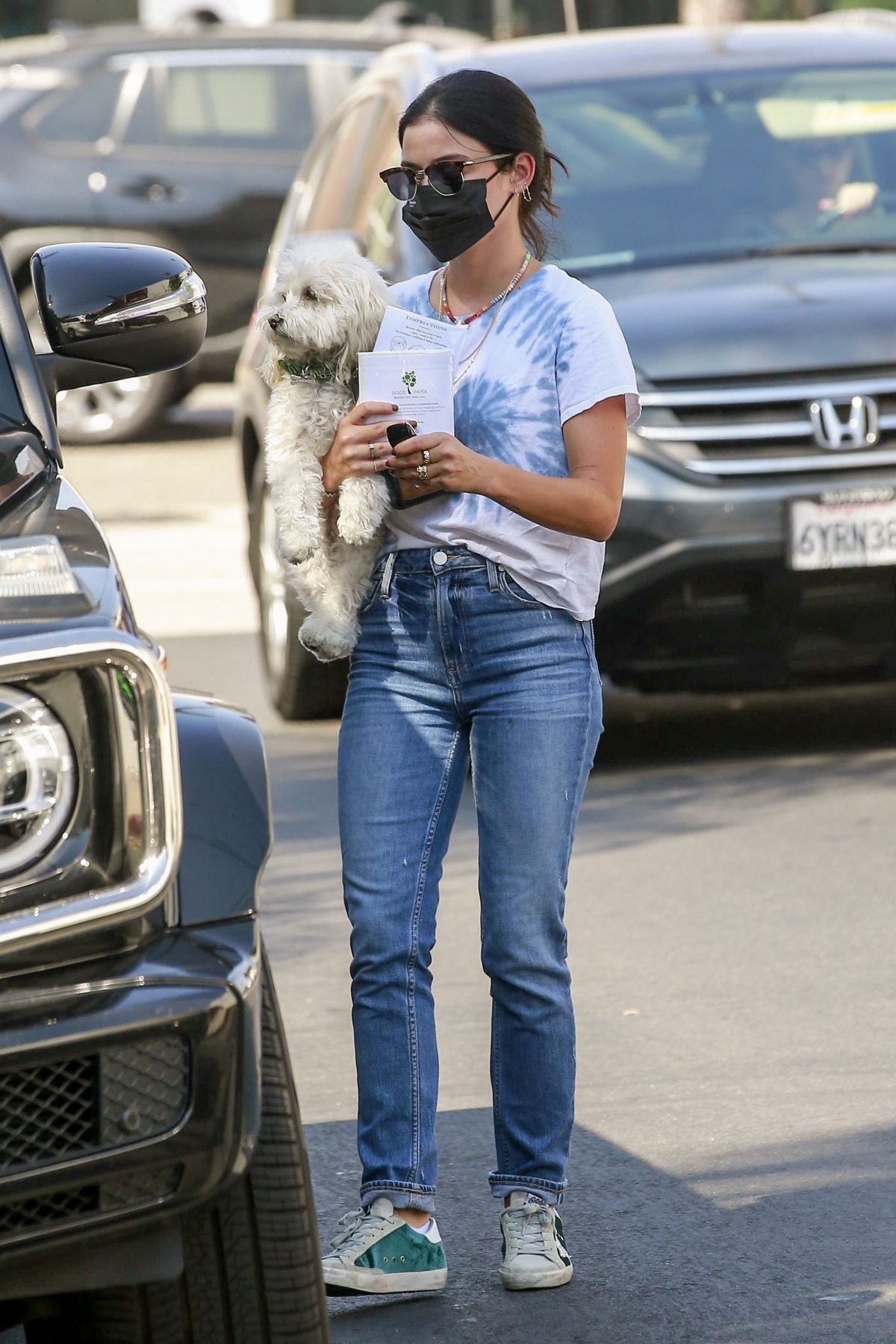 LUCY HALE Out with Her Dog in Sherman Oaks 09/27/2020 – HawtCelebs