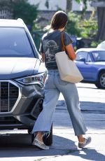 OLIVIA WILDE in Ripped Denim Out in Los Angeles 09/30/2020