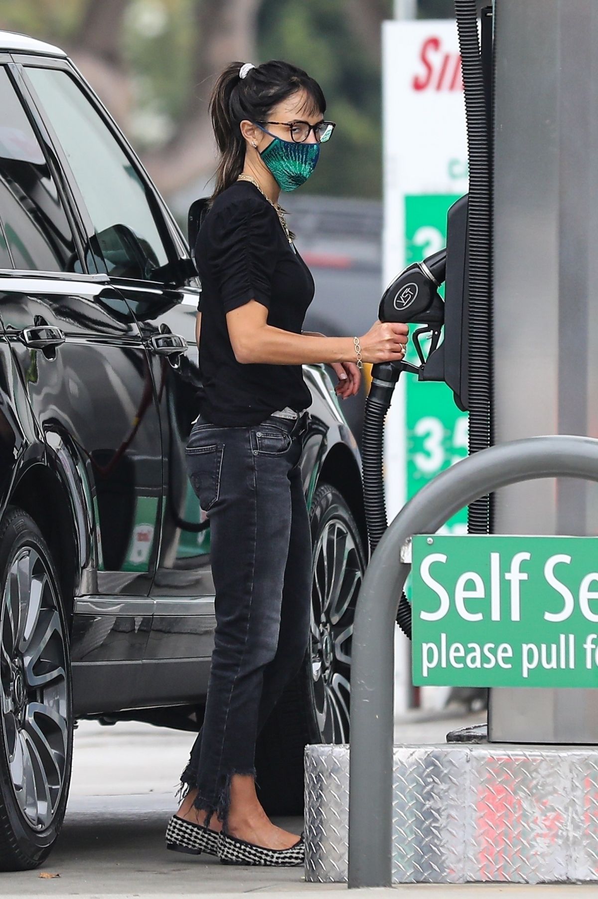 JORDANA BREWSTER at a Gas Station in Brentwood 10/08/2020 – HawtCelebs
