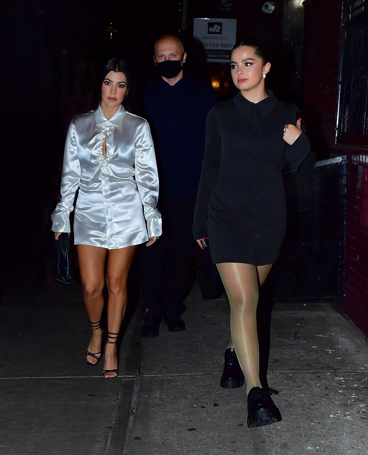 KOURTNEY KARDASHIAN and ADDISON RAE Out for Dinner in New York 10/11 ...