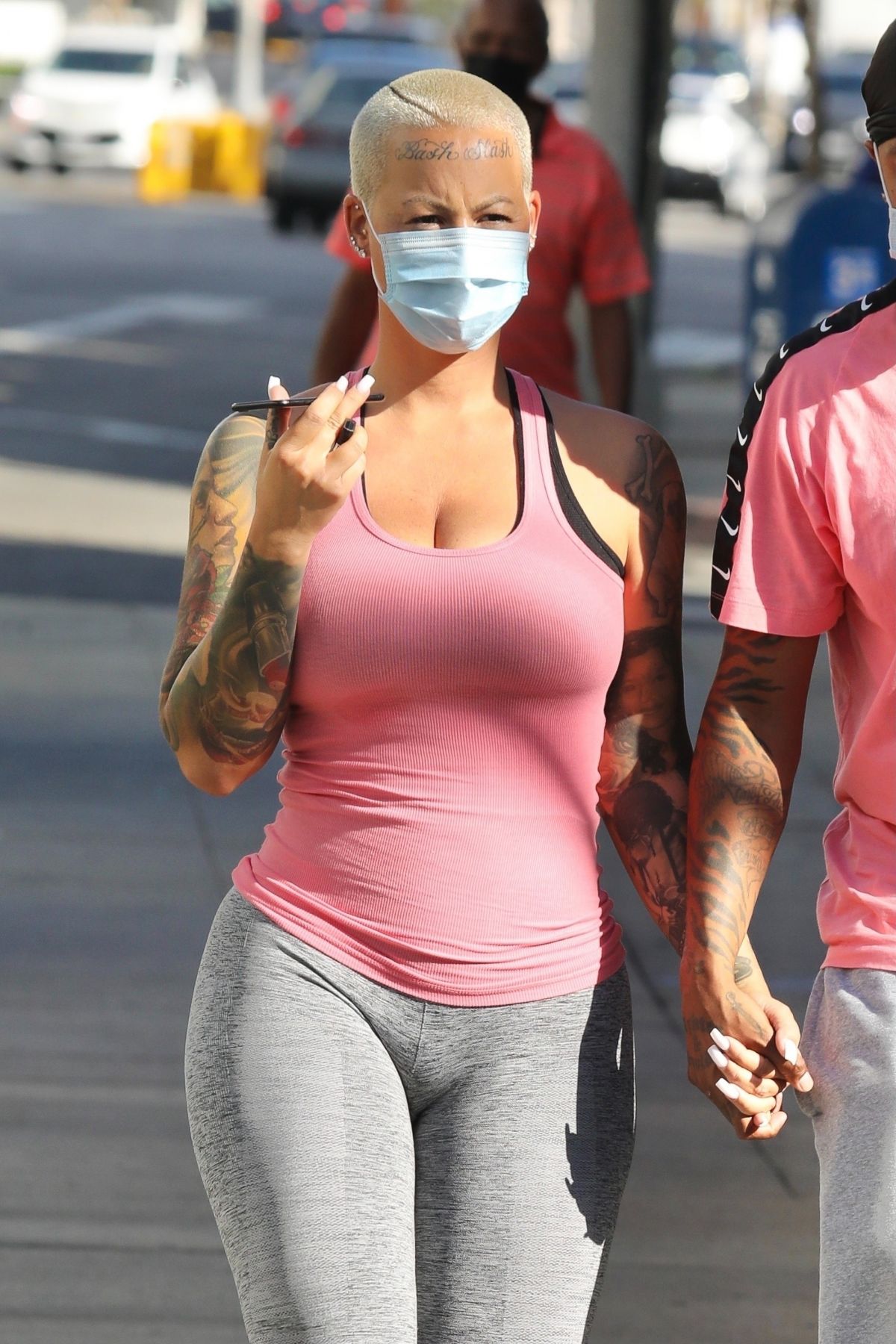 Amber Rose Heading To A Gym In West Hollywood 11042020 Hawtcelebs