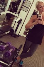 DENISE VAN OUTEN at a Gym - Instagram Photos 11/19/2020