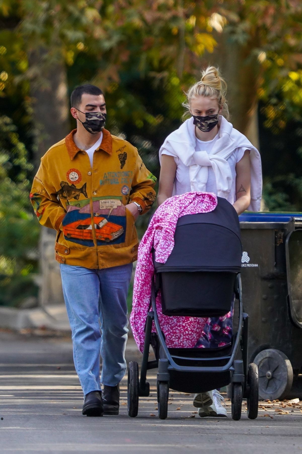 SOPHIE TURNER and Joe Jonas Out with Daughter Willa in Los Angeles 11