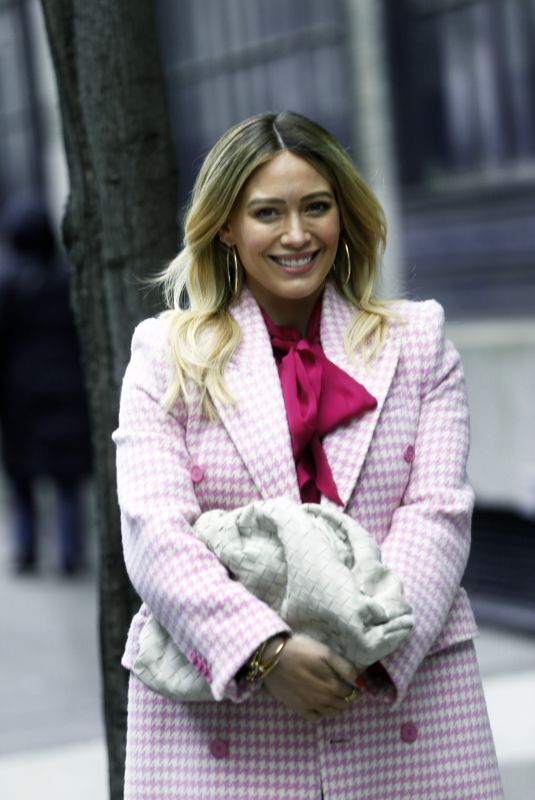 HILARY DUFF on the Set of Younger in New York 01/22/2021