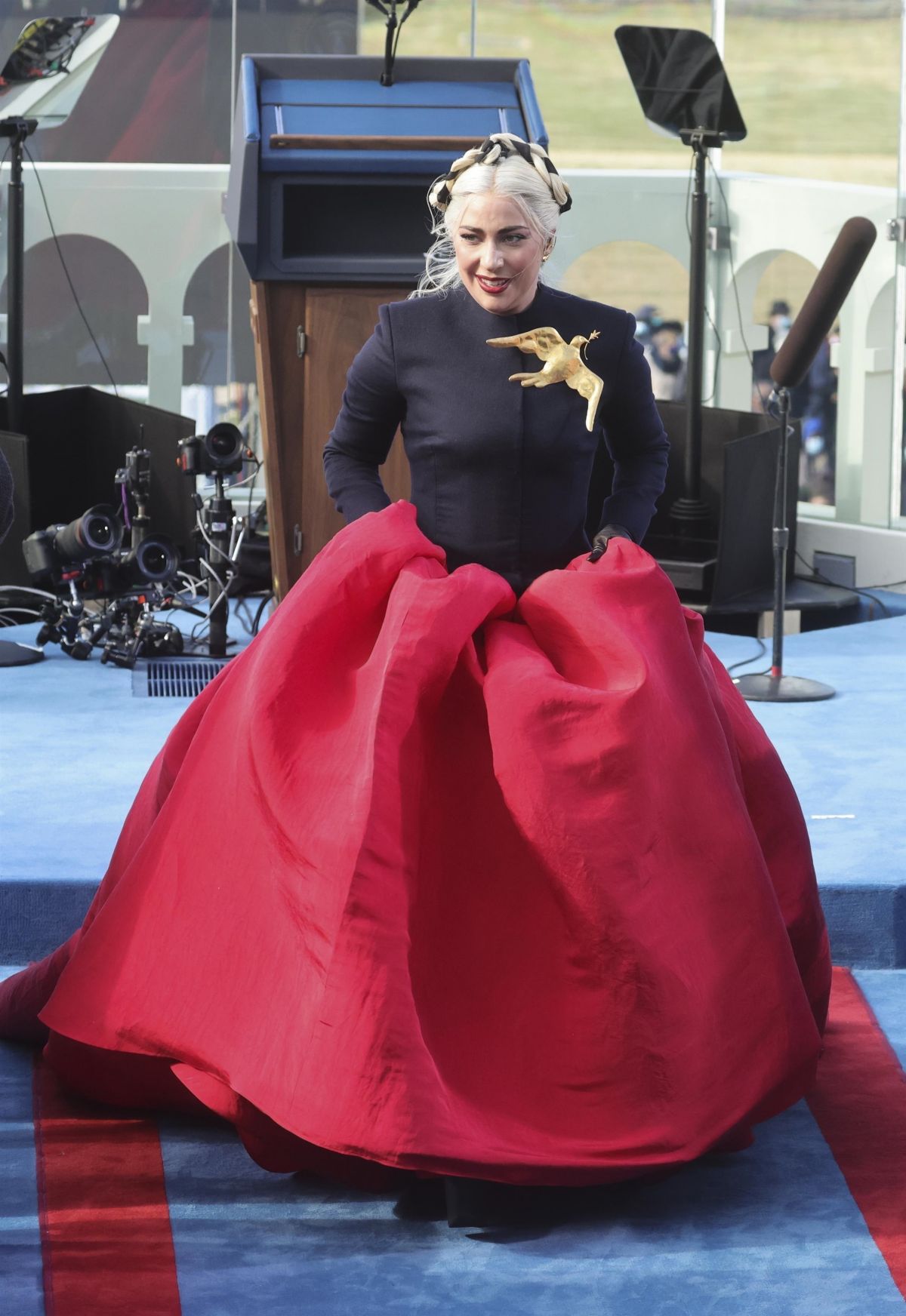 Lady Gaga Performs At 59th Presidential Inauguration In Washington Dc 01202021 Hawtcelebs 