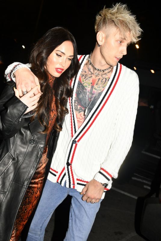 MEGAN FOX and Machine Gun Kelly Arrives at Their Hotel in New York 01 ...