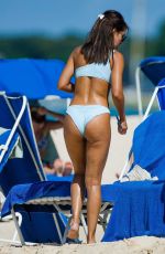 MONTANA BROWN in Bikini on the Beach in Barbados 12/31/2020