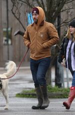 SOPHIE RUNDLE and Matt Stokoe Out with Their Dog in Kent 01/04/2021