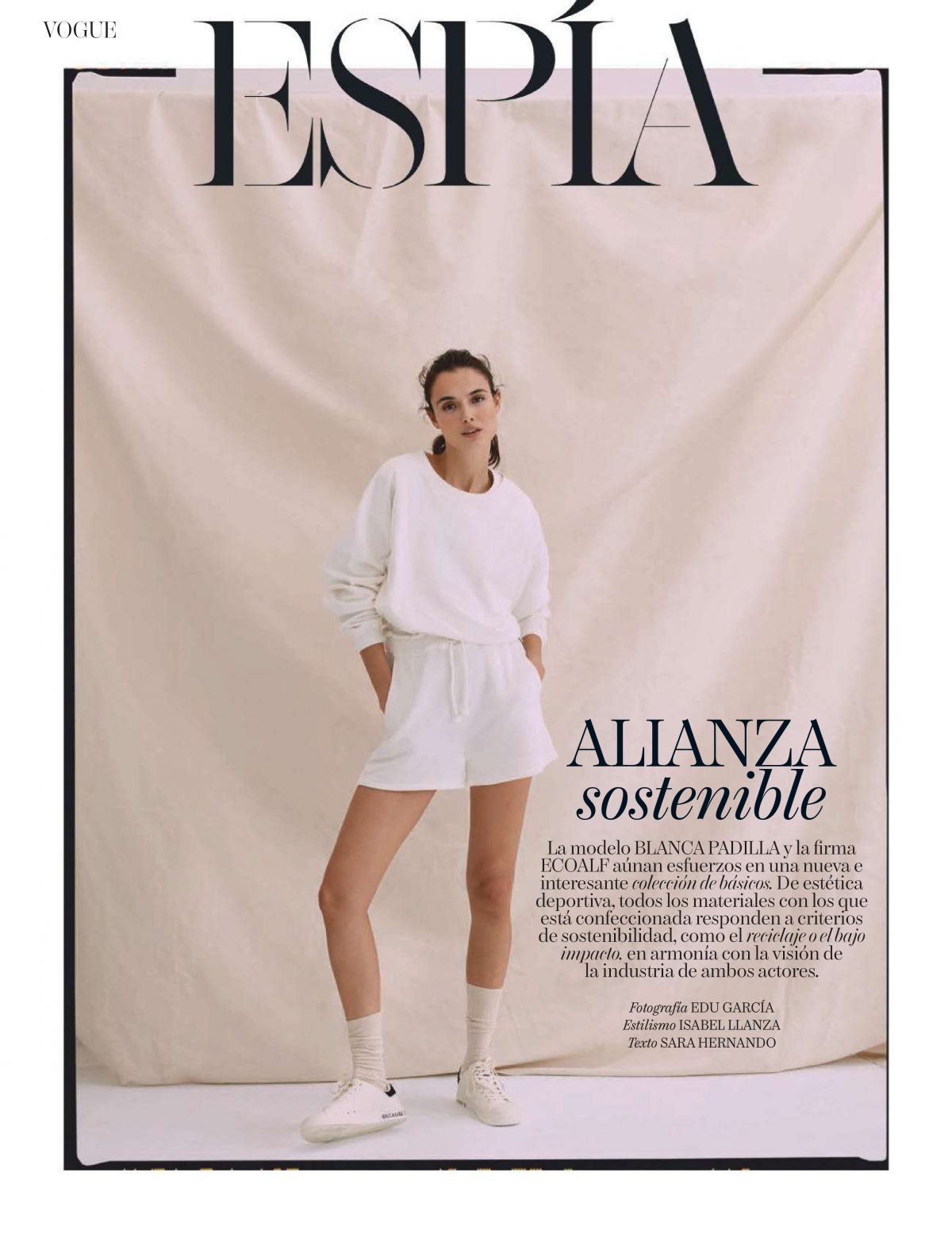 BLANCA PADILLA in Vogue Magazine, Spain January 2021 – HawtCelebs