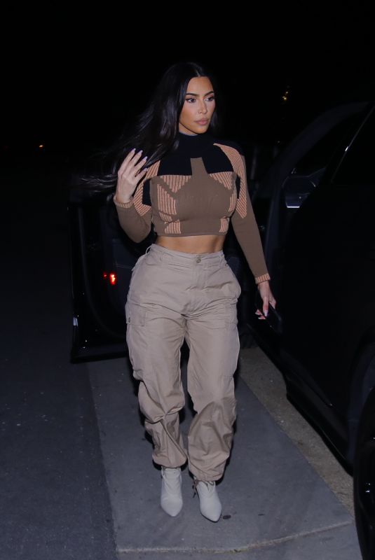 Kim Kardashian Night Out In Los Angeles 02152021 Hawtcelebs 