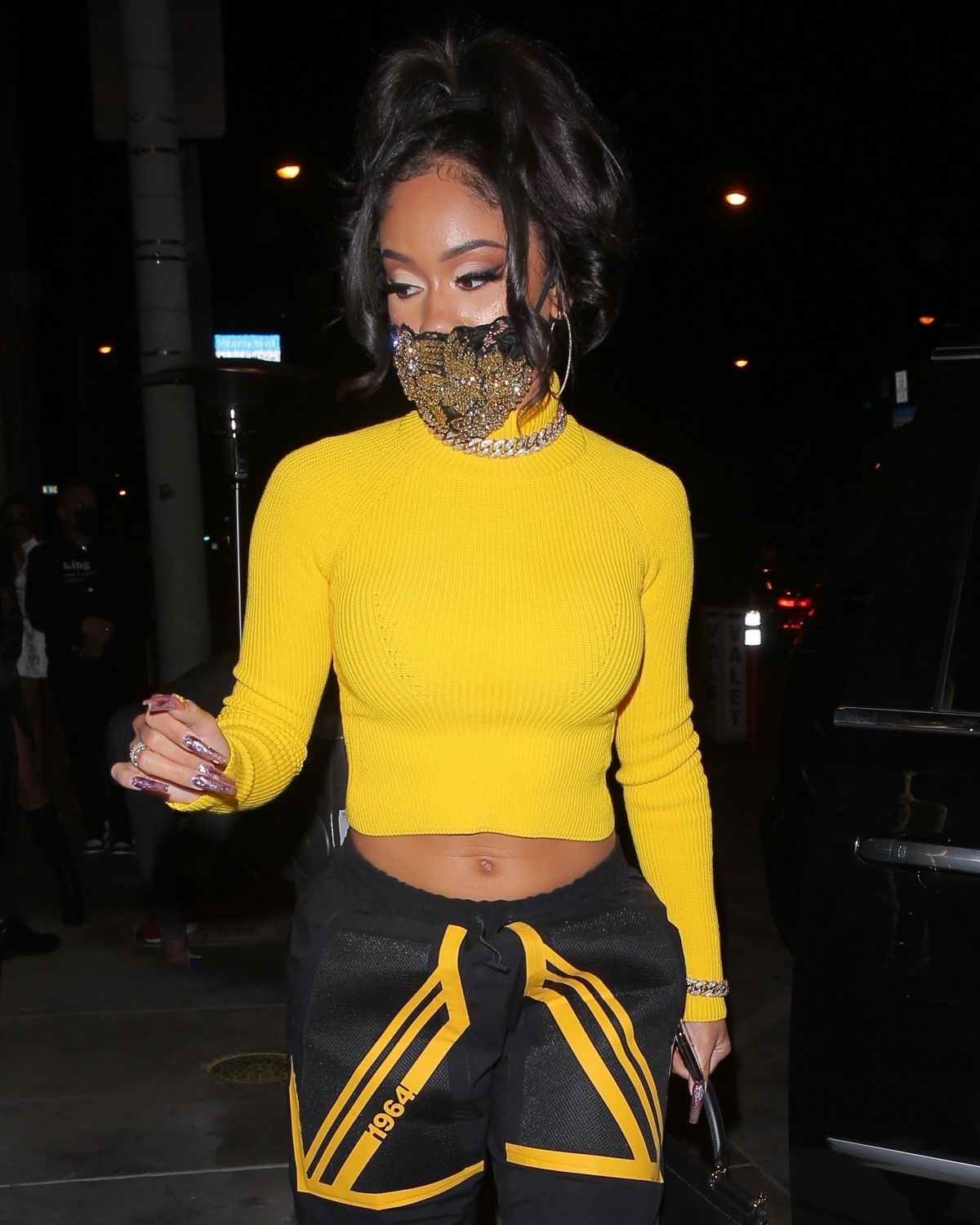 SAWEETIE Arrives at Catch LA in West Hollywood 02/26/2021 – HawtCelebs