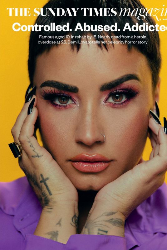 DEMI LOVATO in The Sunday Times, March 2021