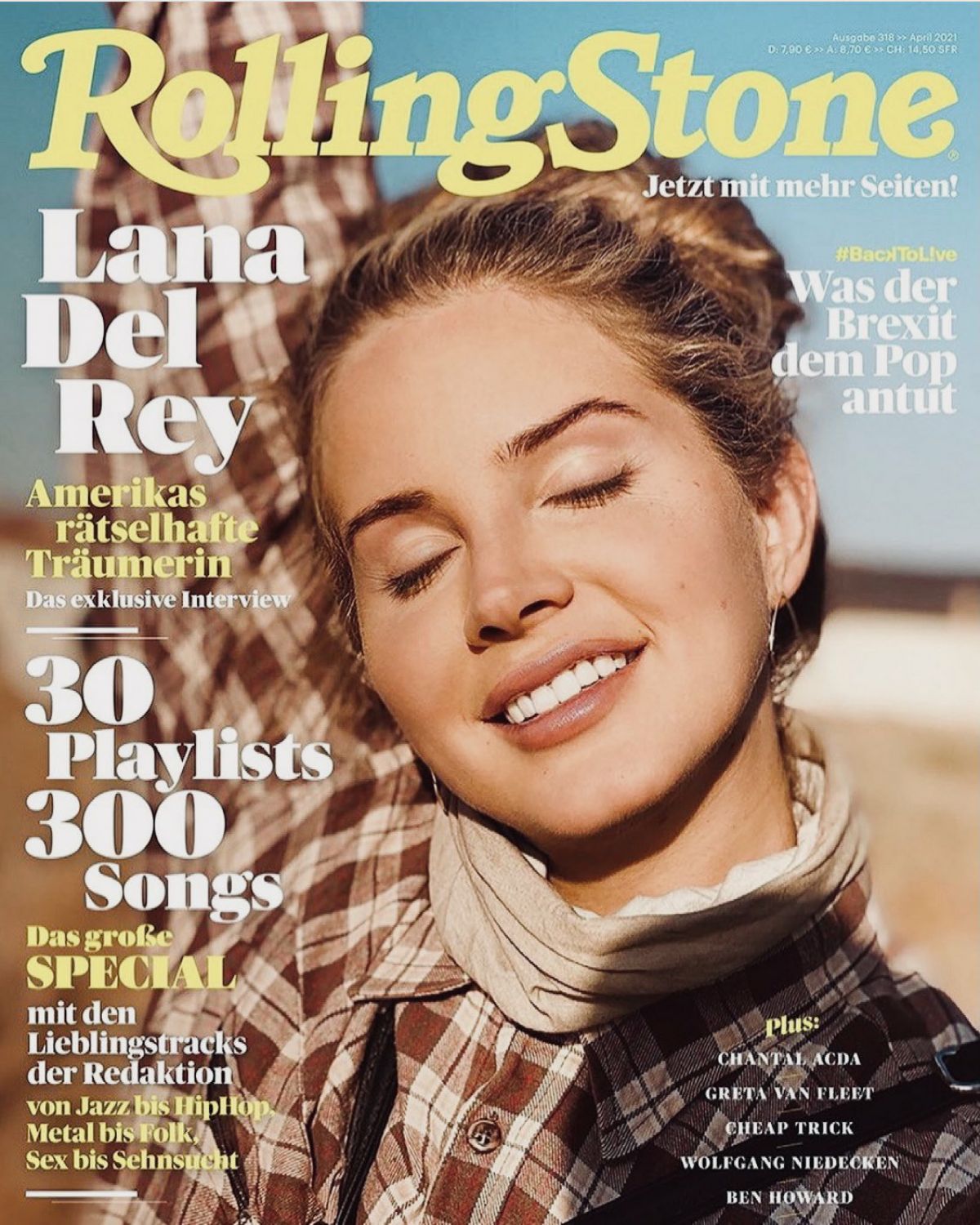 LANA DEL REY in Rolling Stone Magazine, Germany April 2021 HawtCelebs