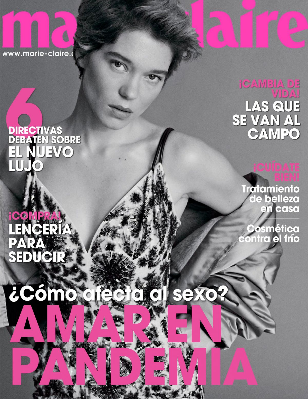 LEA SEYDOUX in Marie Claire Magazine, Spain February 2021 – HawtCelebs