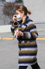 LUCY HALE Out for Coffee in Los Angeles 03/11/2021