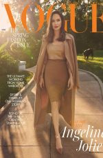 ANGELINA JOLIE in Vogue Magazine, UK March 2021 Issue
