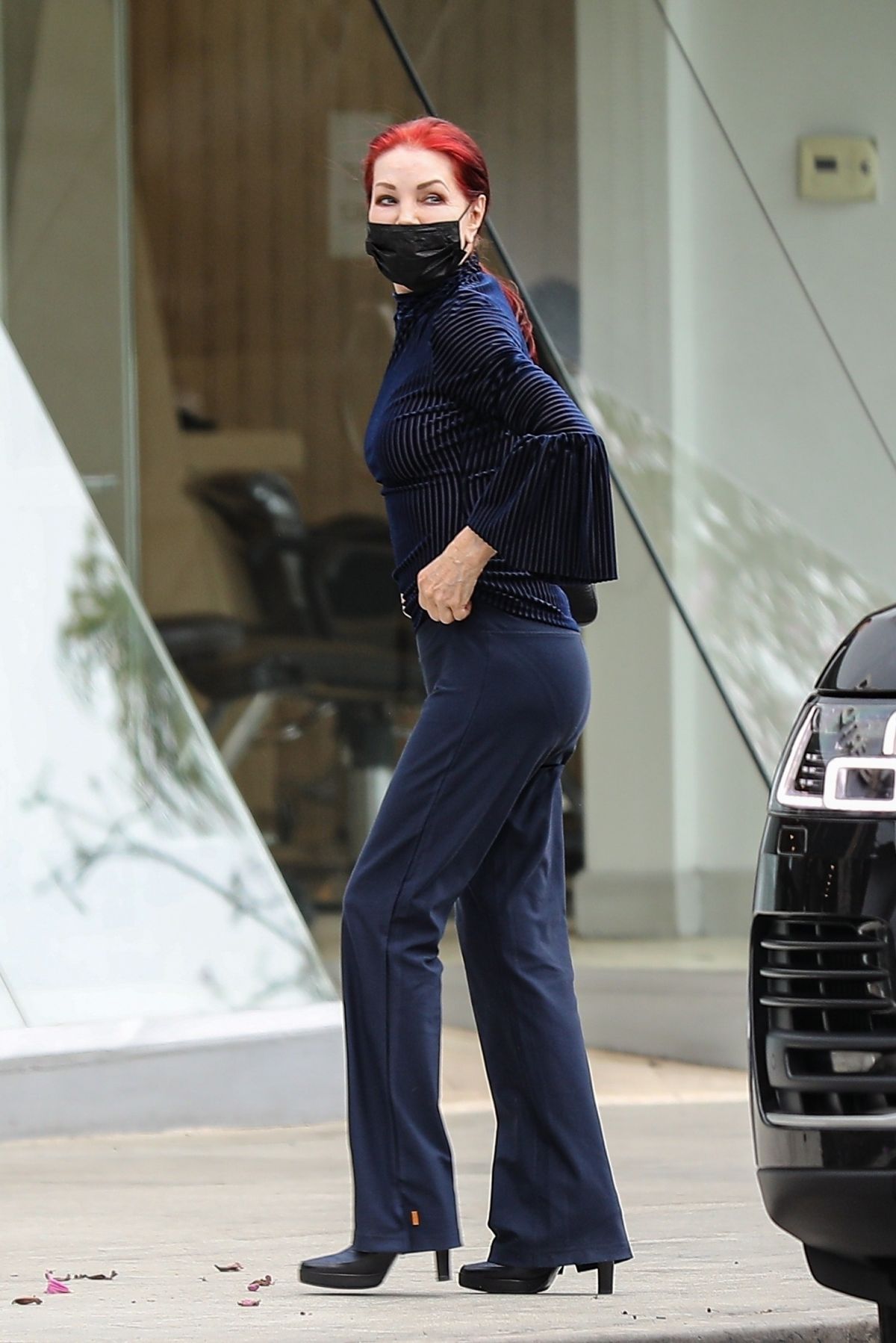 PRISCILLA PRESLEY Out in Beverly Hills 04/13/2021 - HawtCelebs