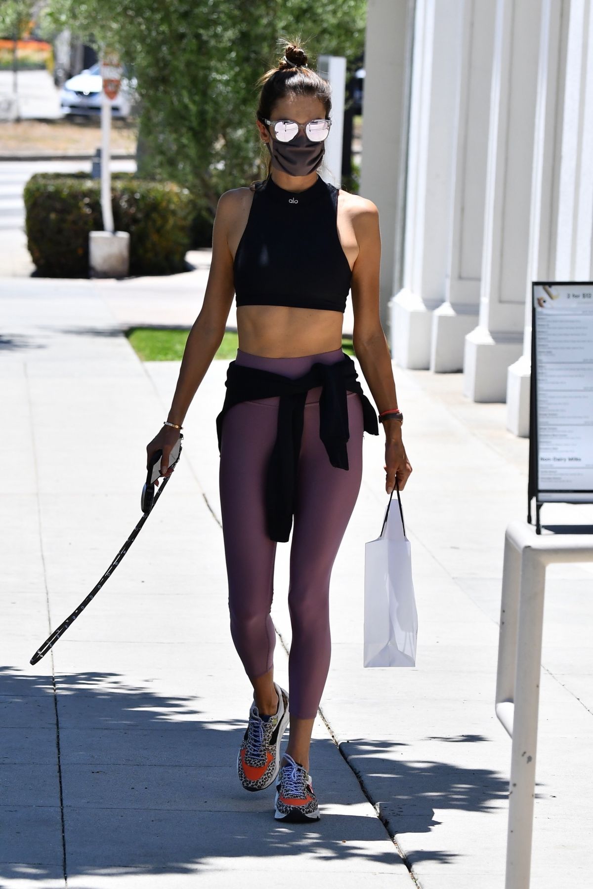 ALESSANDRA AMBROSIO Heading to Pilates Class in Los Angeles 05/24/2021 ...