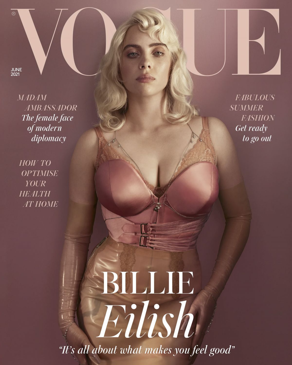 BILLIE EILISH in Vogue Magazine, UK June 2021 HawtCelebs
