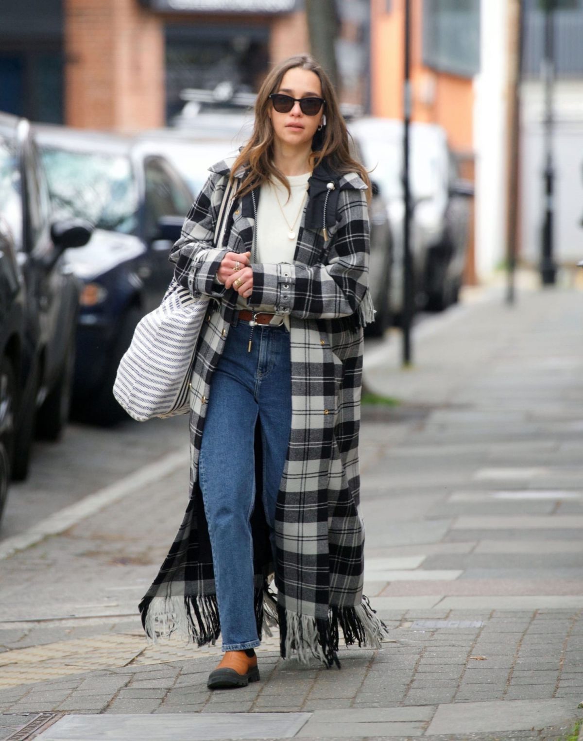 EMILIA CLARKE Out and About in London 05/02/2021 – HawtCelebs