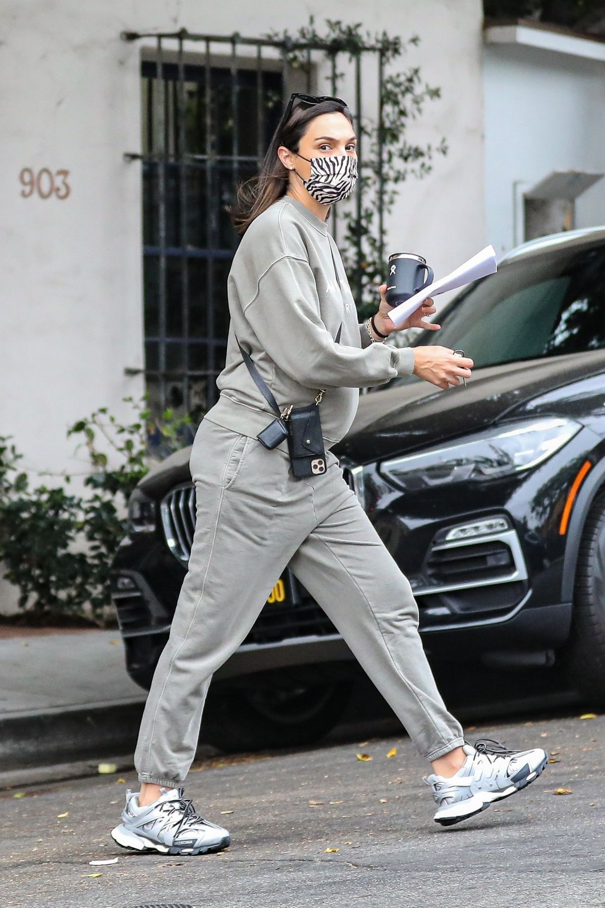 Pregnant Gal Gadot Spotted Out In Beverly Hills Radiating Maternity Style Celebknews