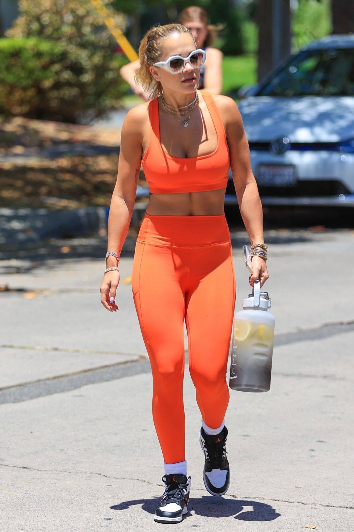 RITA ORA in Tights Heading to Pilates Class in Los Angeles 06/13/2021 ...