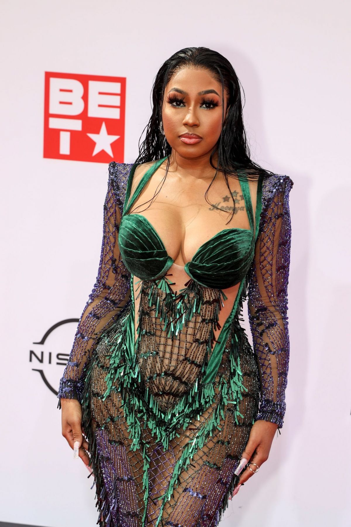 YUNG MIAMI at 2021 BET Awards in Los Angeles 06/27/2021 HawtCelebs