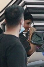 DEMI LOVATO Leaves a Skincare Clinic in Beverly Hills 07/07/2021