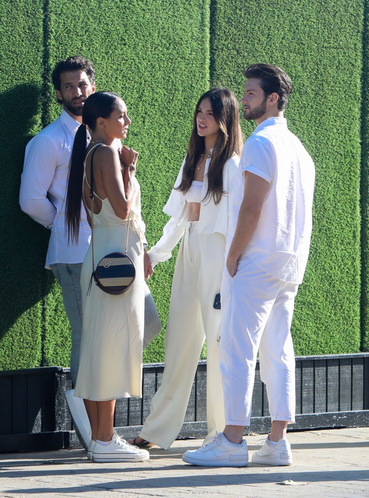 EIZA GONZALEZ and Paul Rabil at Revolve 4th of July Party at Nobu in