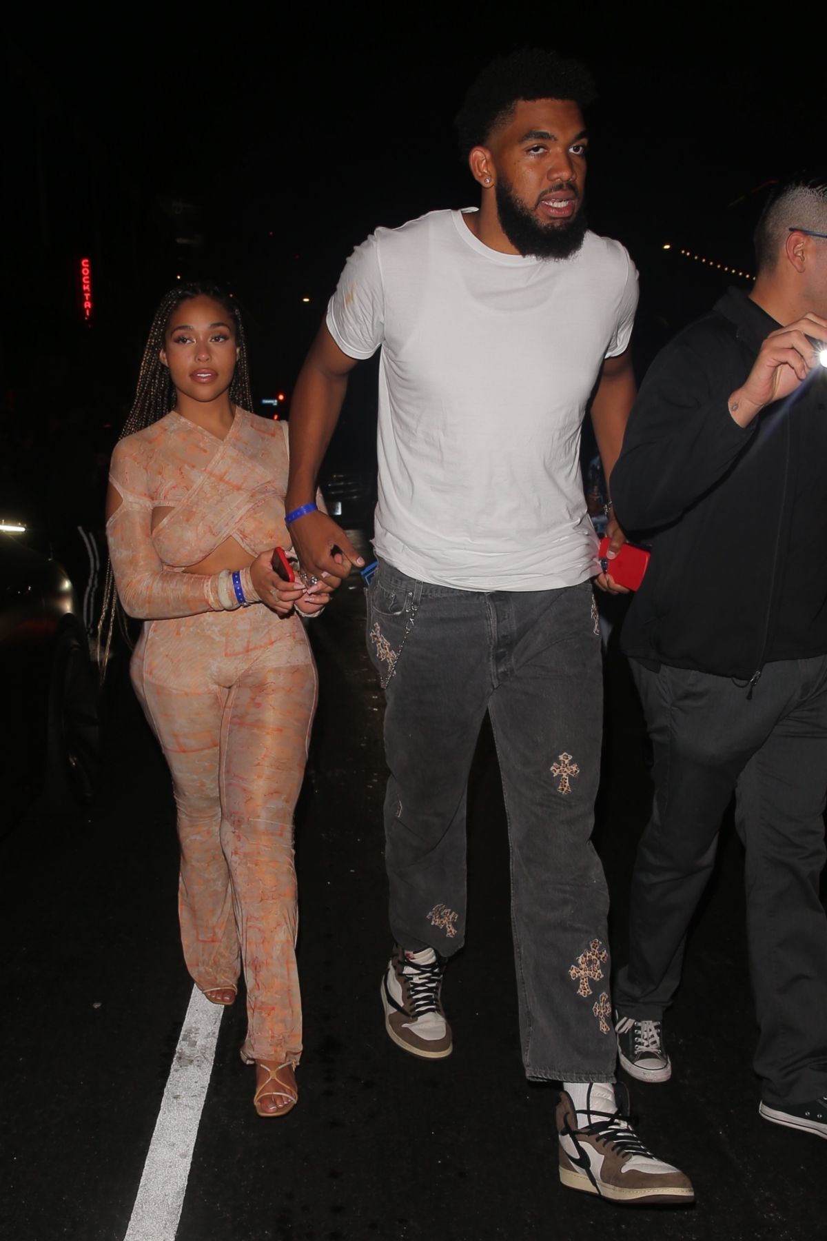 JORDYN WOODS and Karl Anthony Towns at Highlight Room in Los Angeles 06
