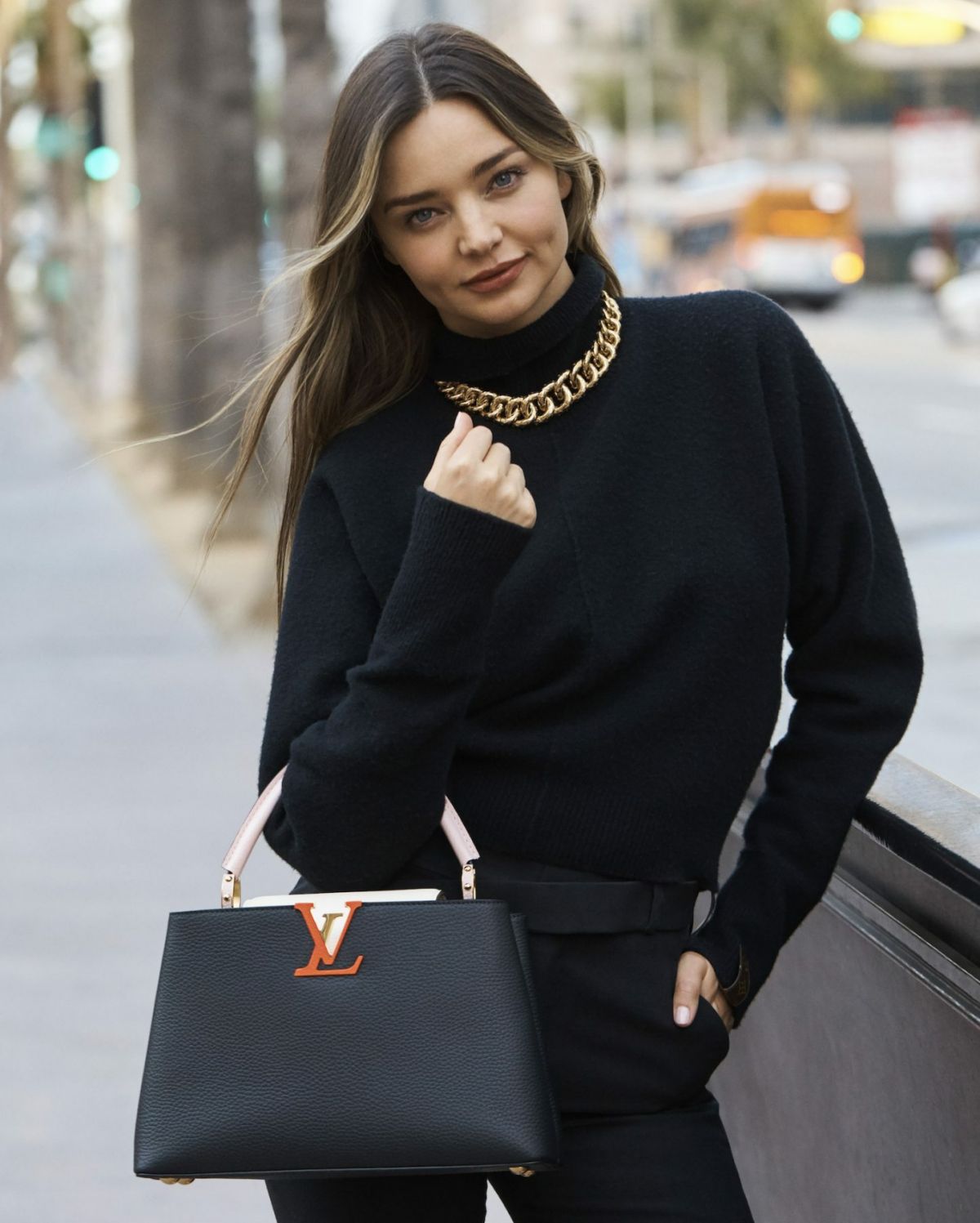 Louis Vuitton Capucines 2021 Handbag Campaign starring Miranda Kerr