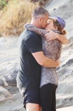 RENEE ZELLWEGER and Ant Anstead Out Kissing in Laguna Beach 07/17/2021