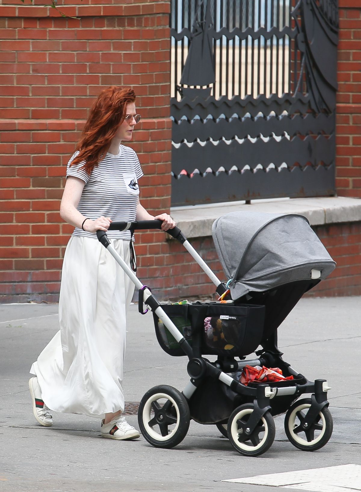 ROSE LESLIE Out with Her Baby in New York 06/29/2021 – HawtCelebs